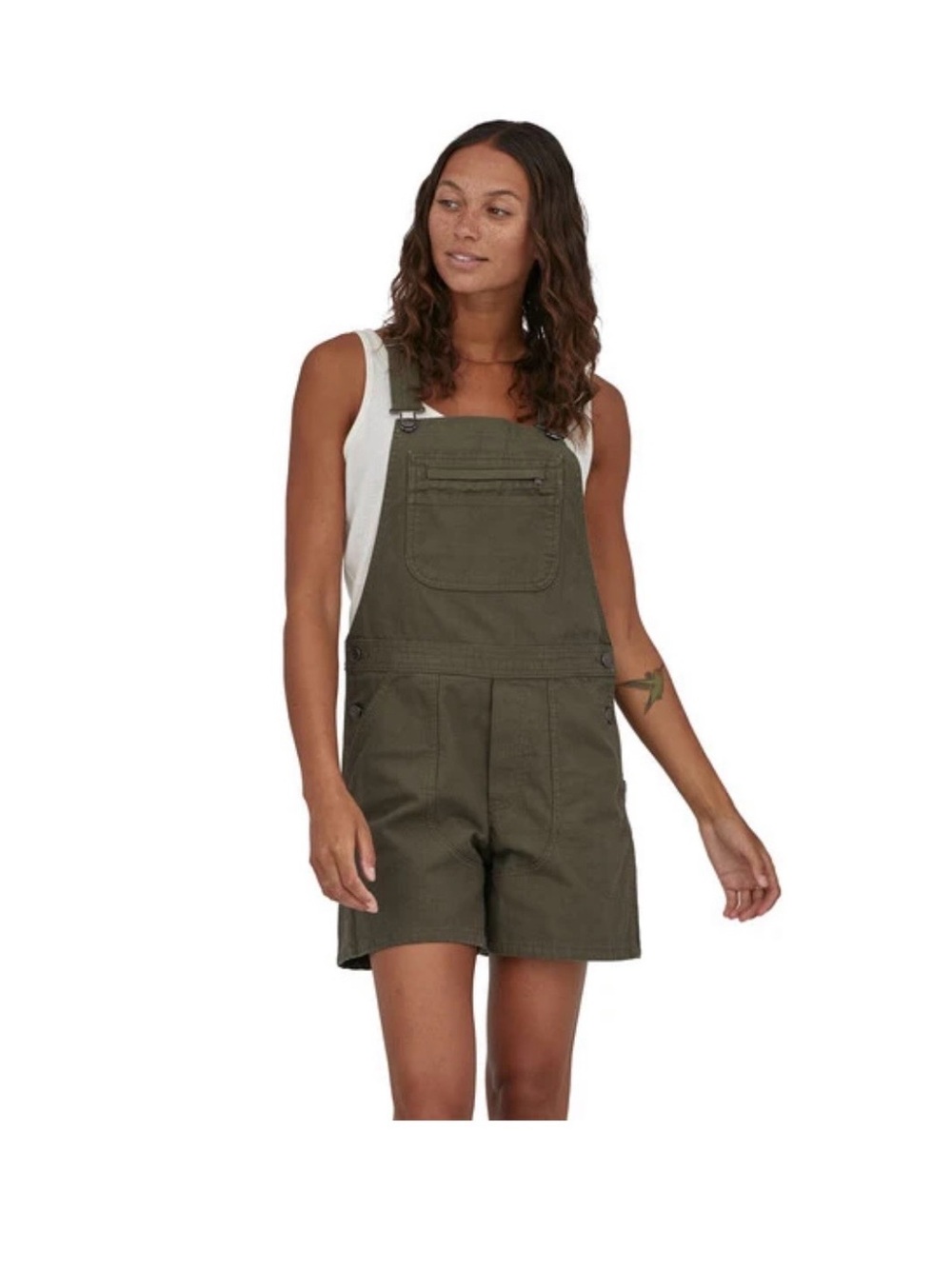Patagonia Canvas Olive StandUp Overalls